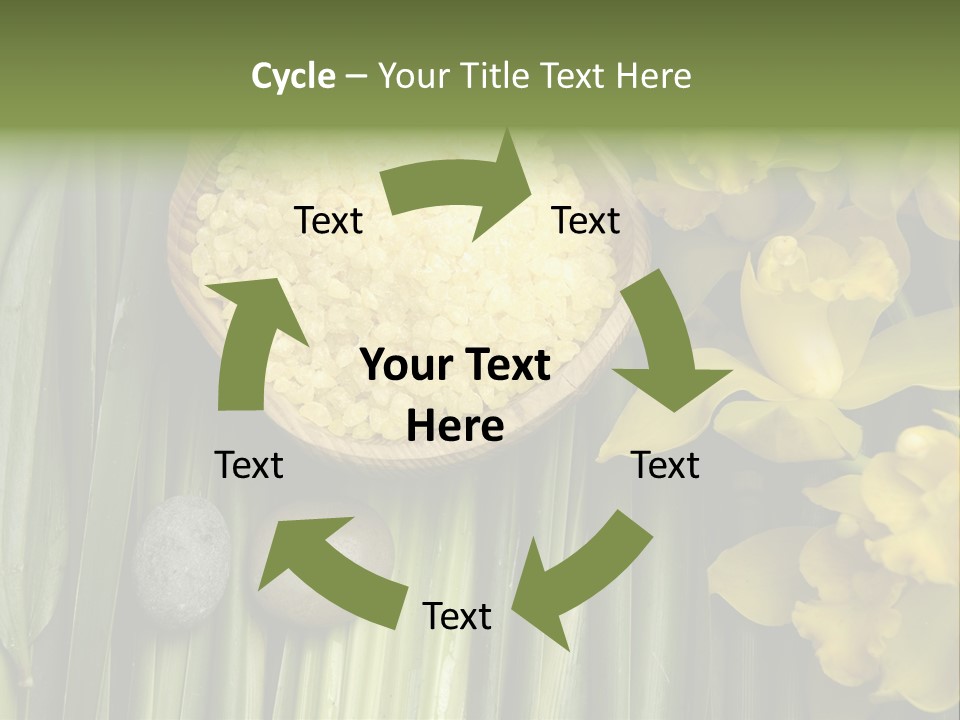 Palm Blossom Set PowerPoint Template