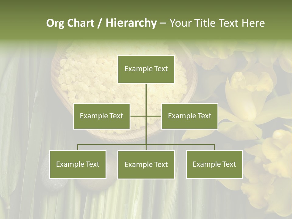 Palm Blossom Set PowerPoint Template