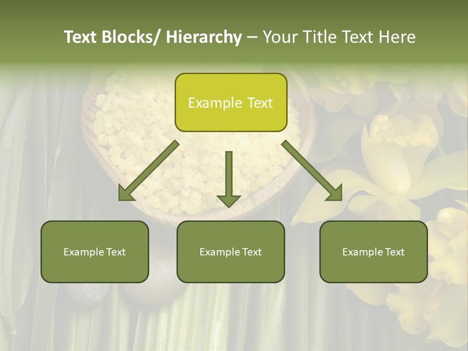 Palm Blossom Set PowerPoint Template