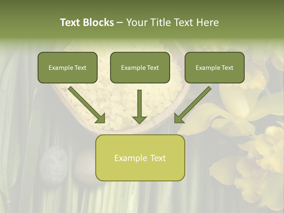 Palm Blossom Set PowerPoint Template
