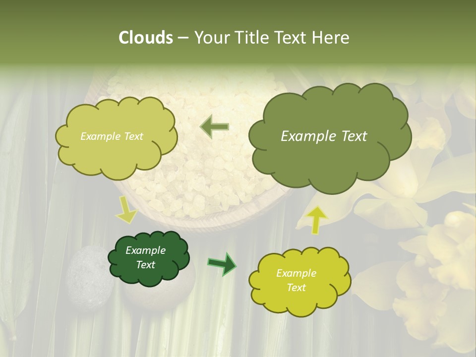 Palm Blossom Set PowerPoint Template