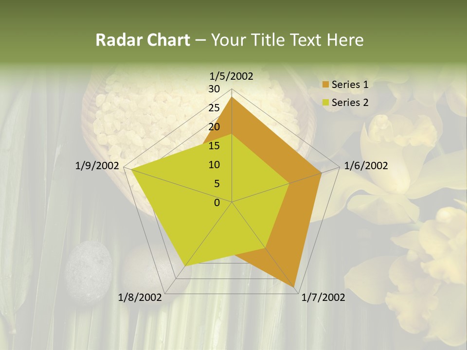 Palm Blossom Set PowerPoint Template