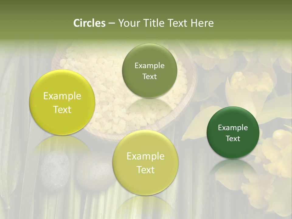 Palm Blossom Set PowerPoint Template