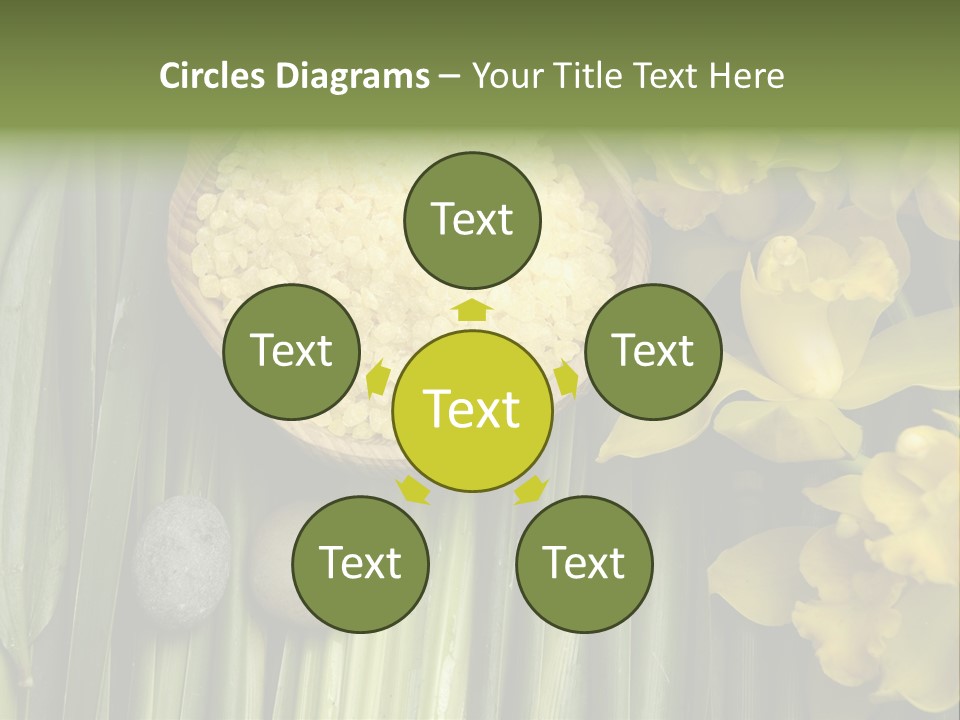 Palm Blossom Set PowerPoint Template