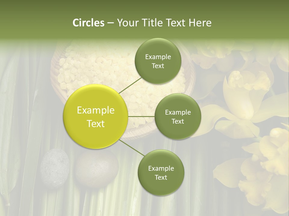 Palm Blossom Set PowerPoint Template