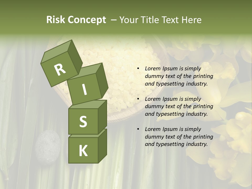 Palm Blossom Set PowerPoint Template