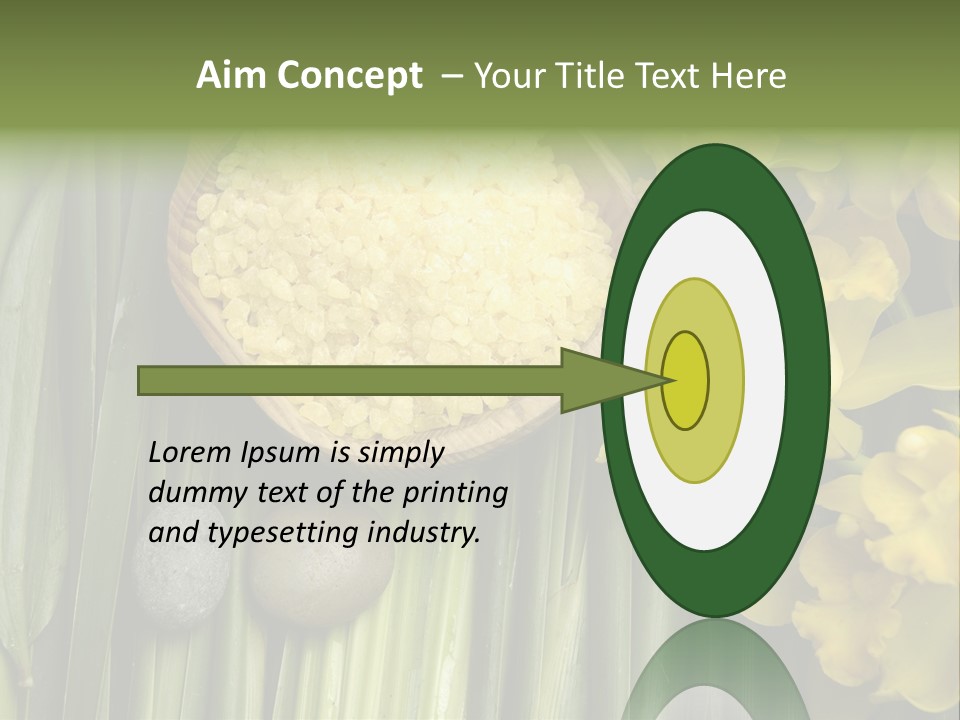 Palm Blossom Set PowerPoint Template