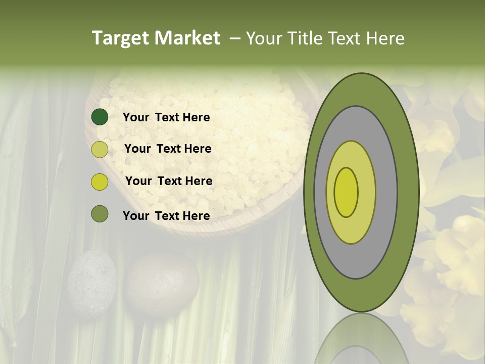 Palm Blossom Set PowerPoint Template