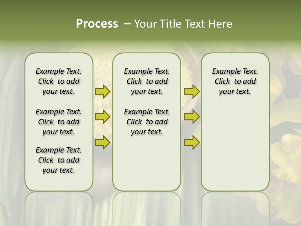 Palm Blossom Set PowerPoint Template