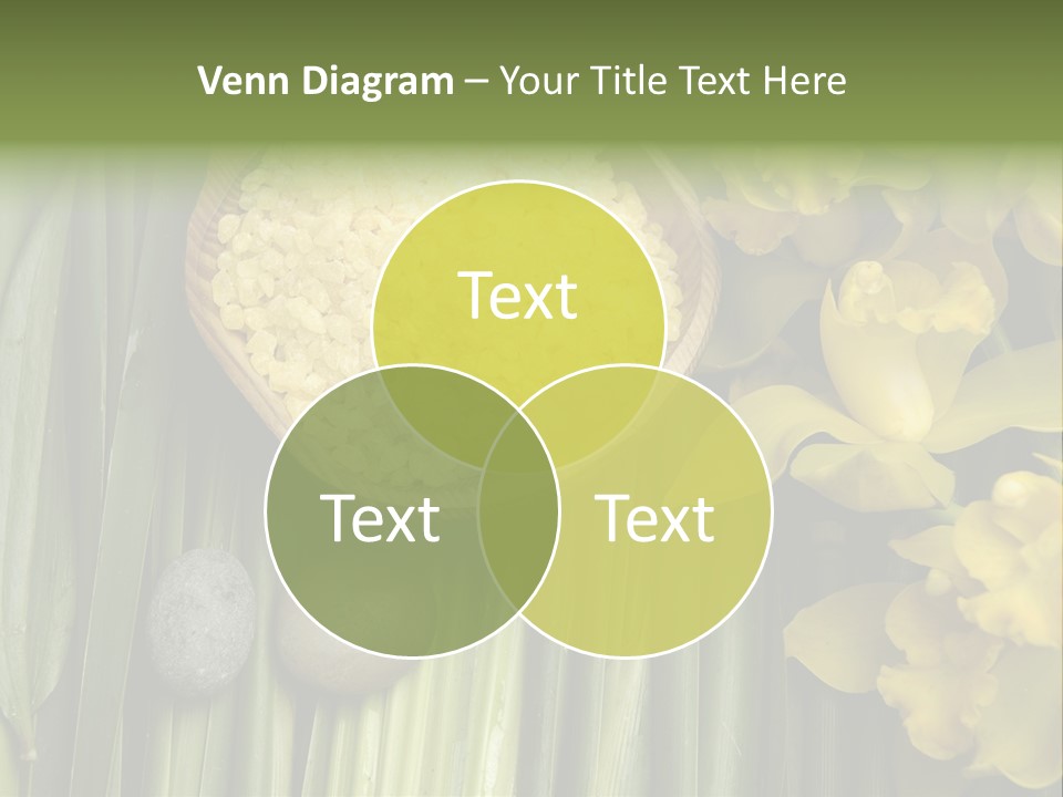 Palm Blossom Set PowerPoint Template