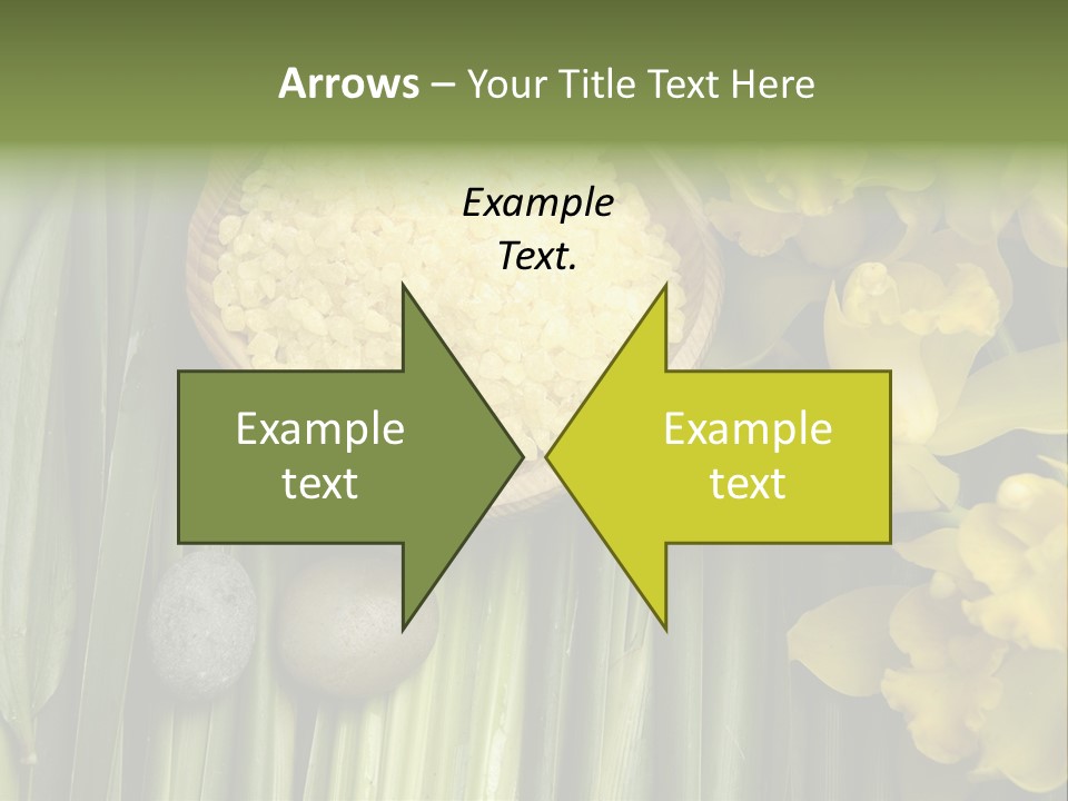 Palm Blossom Set PowerPoint Template