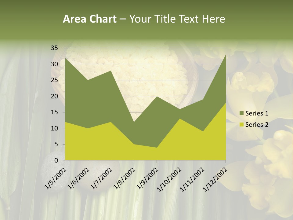 Palm Blossom Set PowerPoint Template