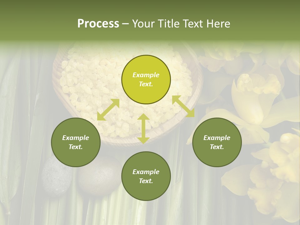 Palm Blossom Set PowerPoint Template