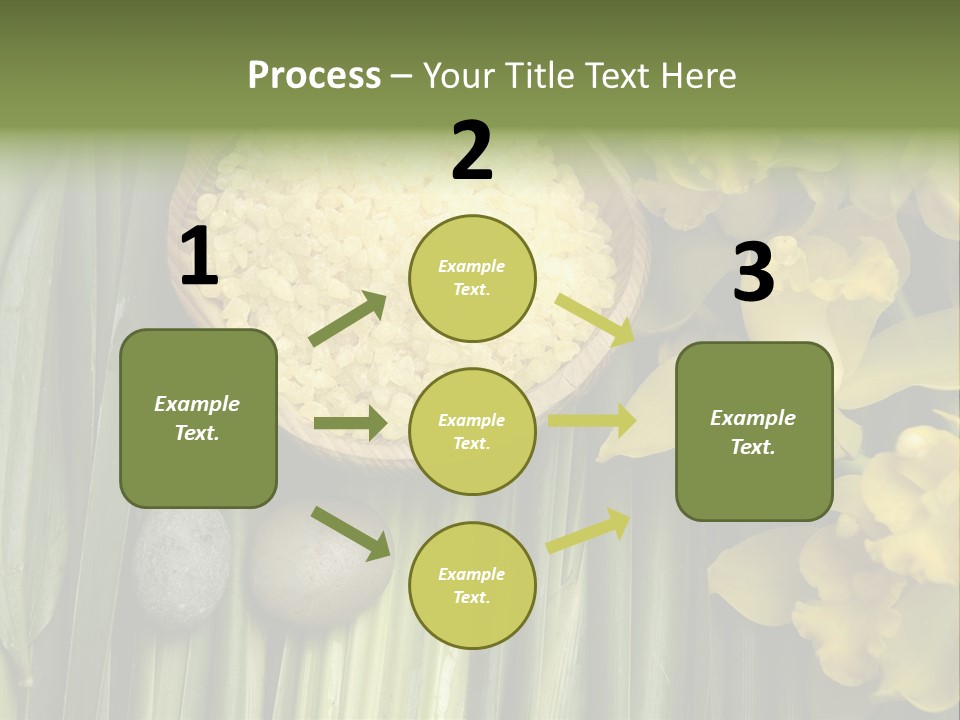 Palm Blossom Set PowerPoint Template