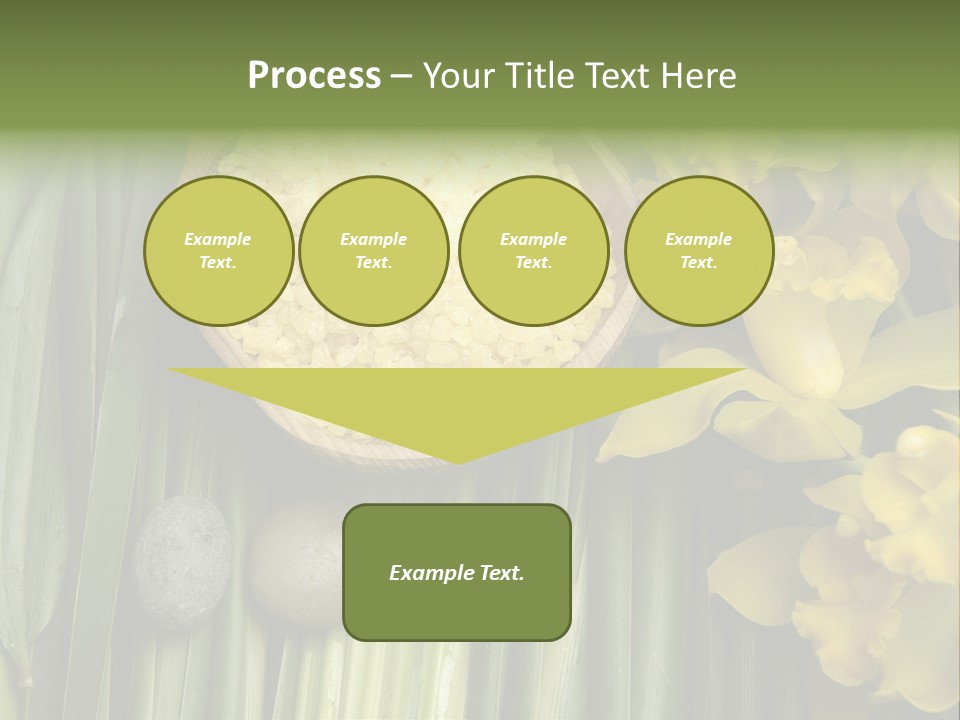Palm Blossom Set PowerPoint Template