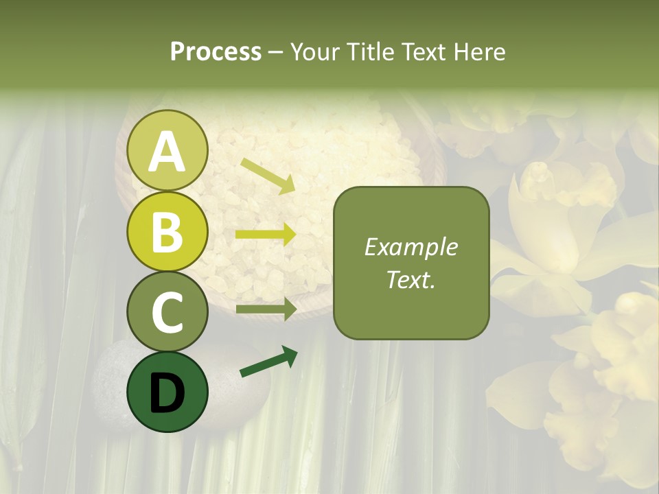 Palm Blossom Set PowerPoint Template