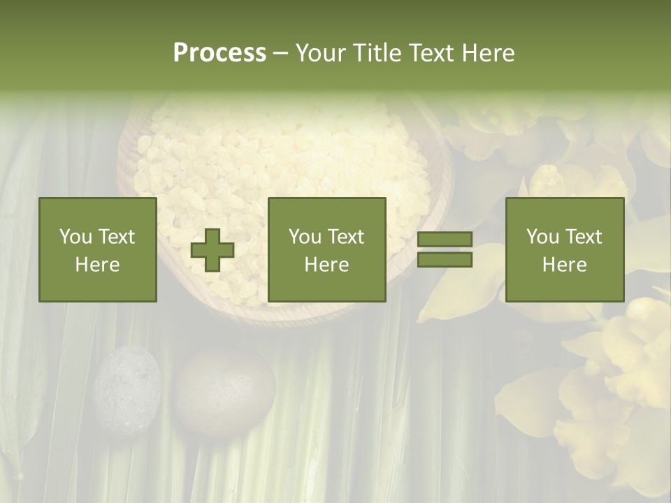 Palm Blossom Set PowerPoint Template