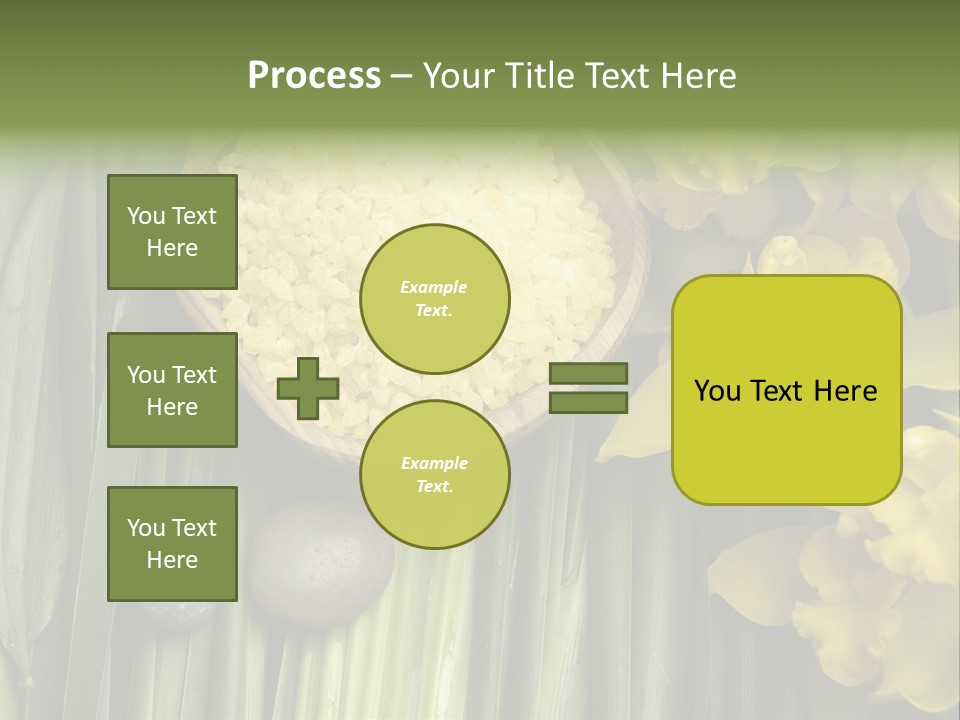 Palm Blossom Set PowerPoint Template