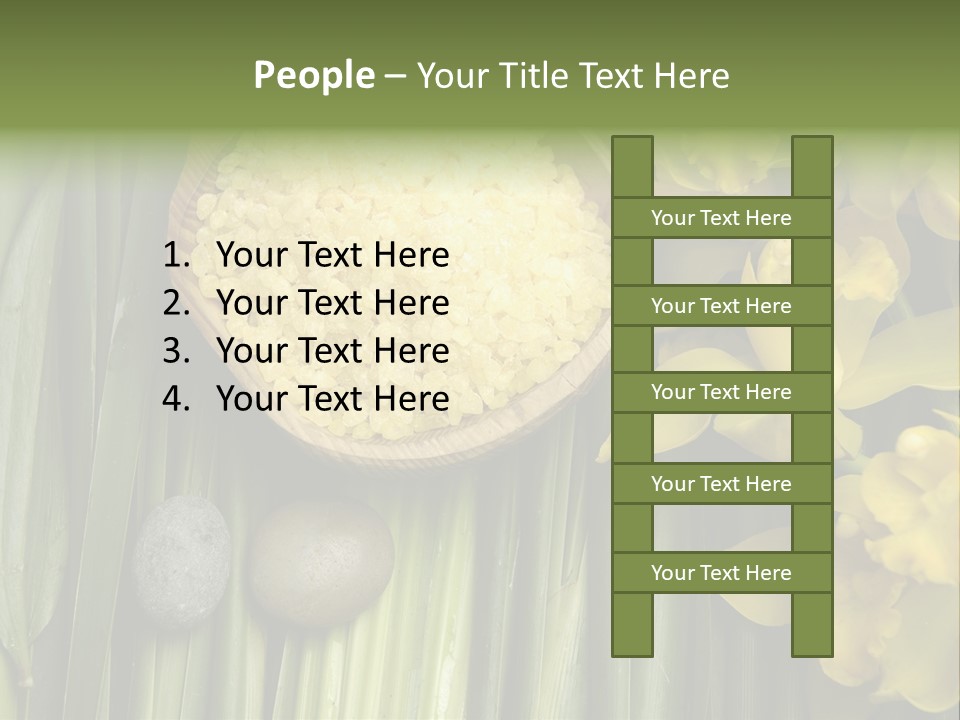 Palm Blossom Set PowerPoint Template