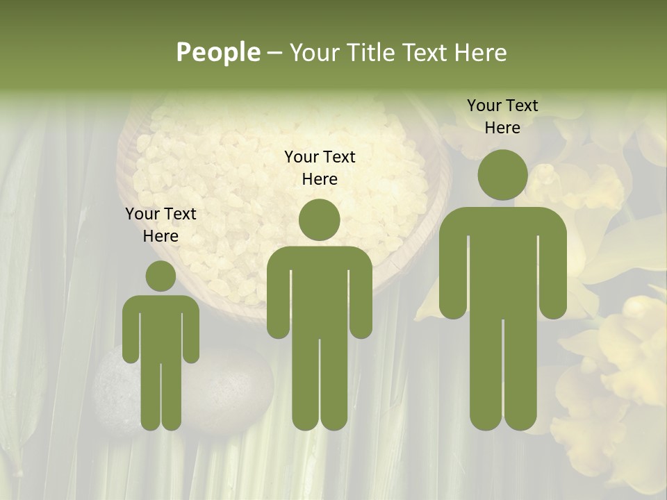 Palm Blossom Set PowerPoint Template