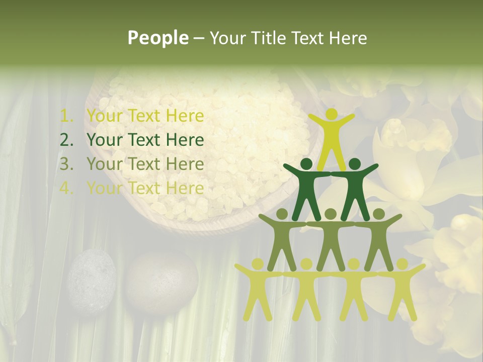 Palm Blossom Set PowerPoint Template