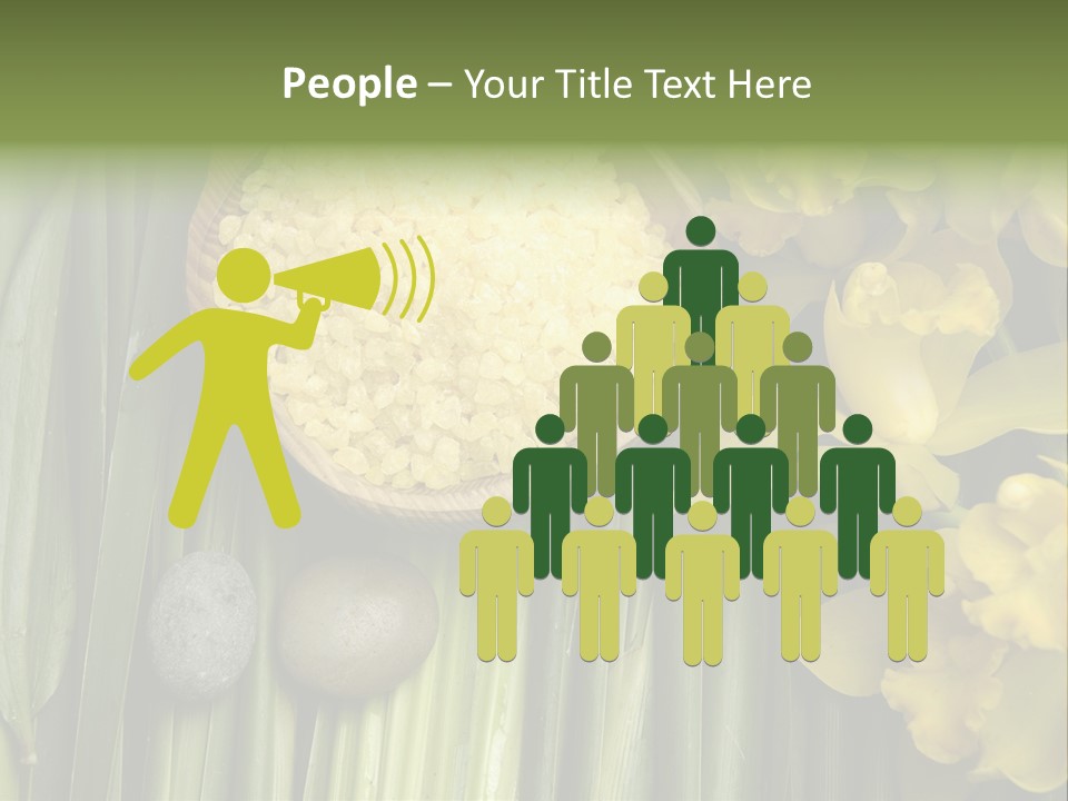 Palm Blossom Set PowerPoint Template