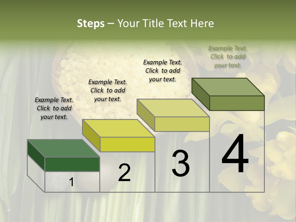 Palm Blossom Set PowerPoint Template