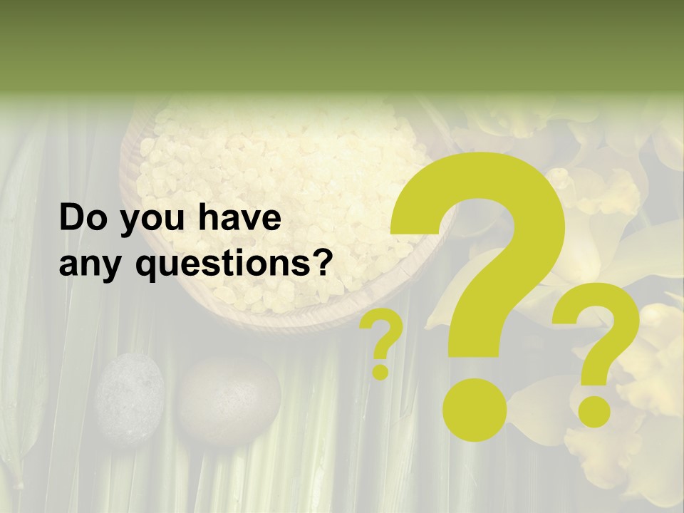 Palm Blossom Set PowerPoint Template