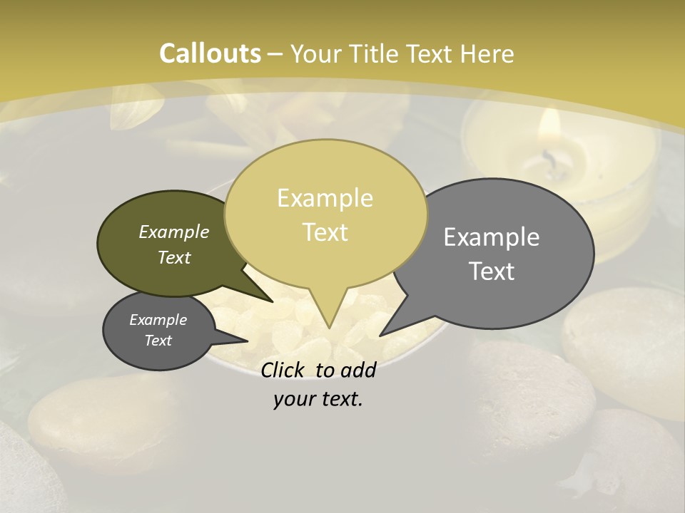 Green Treatment Tree PowerPoint Template