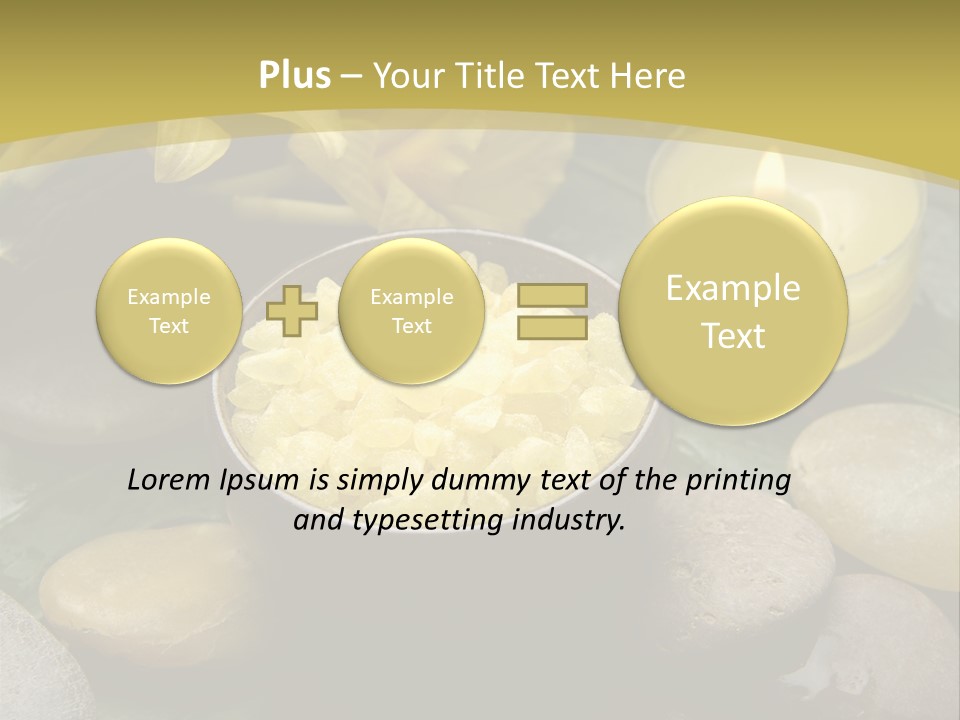Green Treatment Tree PowerPoint Template