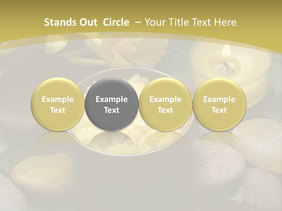 Green Treatment Tree PowerPoint Template