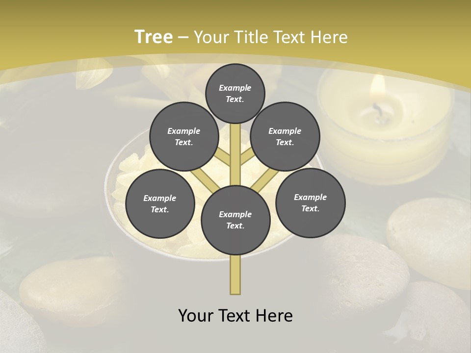 Green Treatment Tree PowerPoint Template