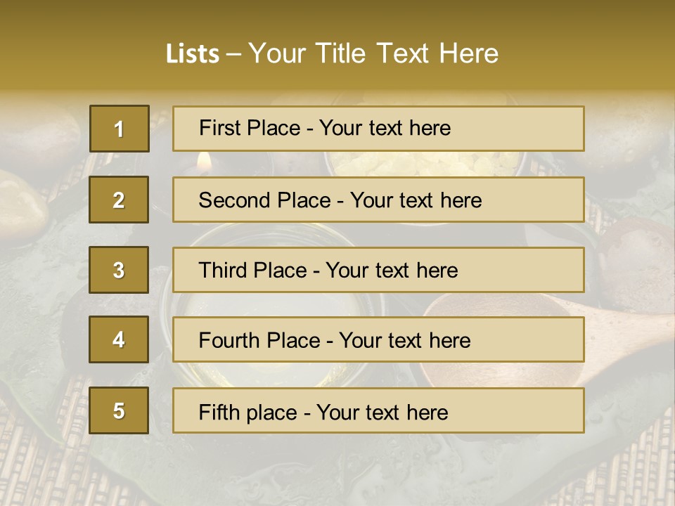 Tropical Salt Relaxation PowerPoint Template