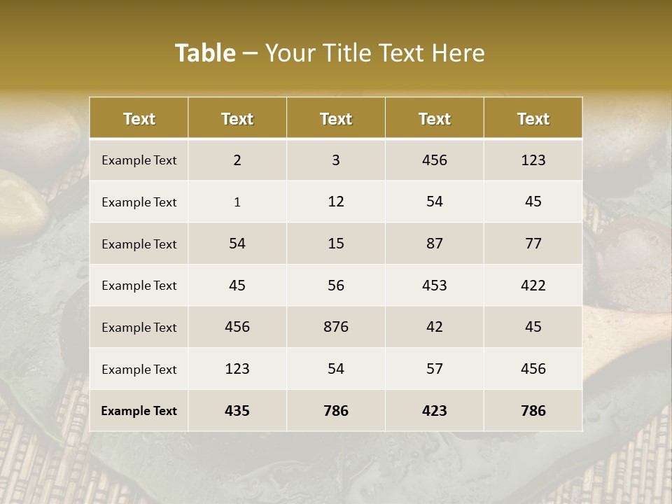 Tropical Salt Relaxation PowerPoint Template