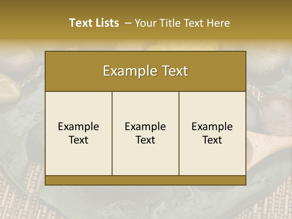 Tropical Salt Relaxation PowerPoint Template