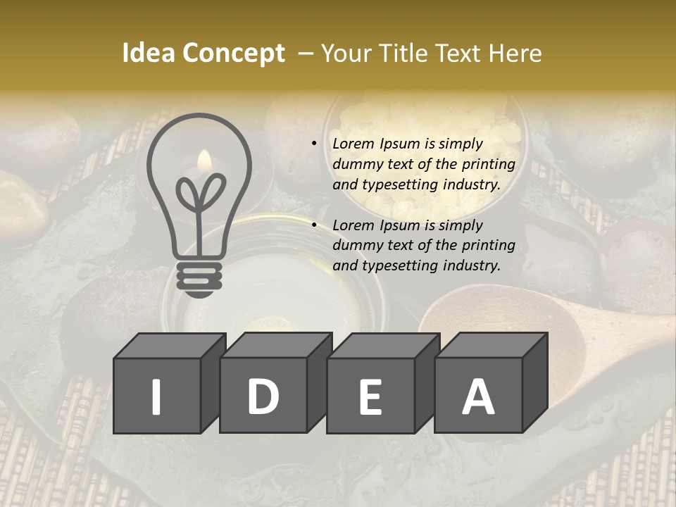 Tropical Salt Relaxation PowerPoint Template