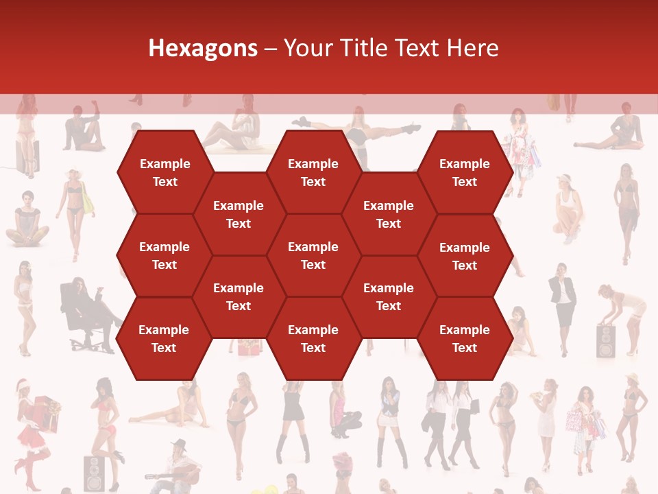 Business Lot Female PowerPoint Template