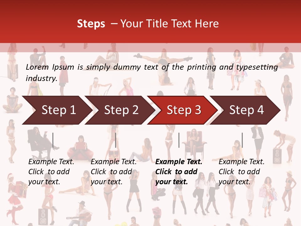 Business Lot Female PowerPoint Template