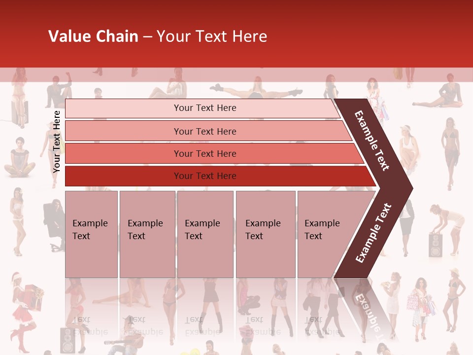 Business Lot Female PowerPoint Template