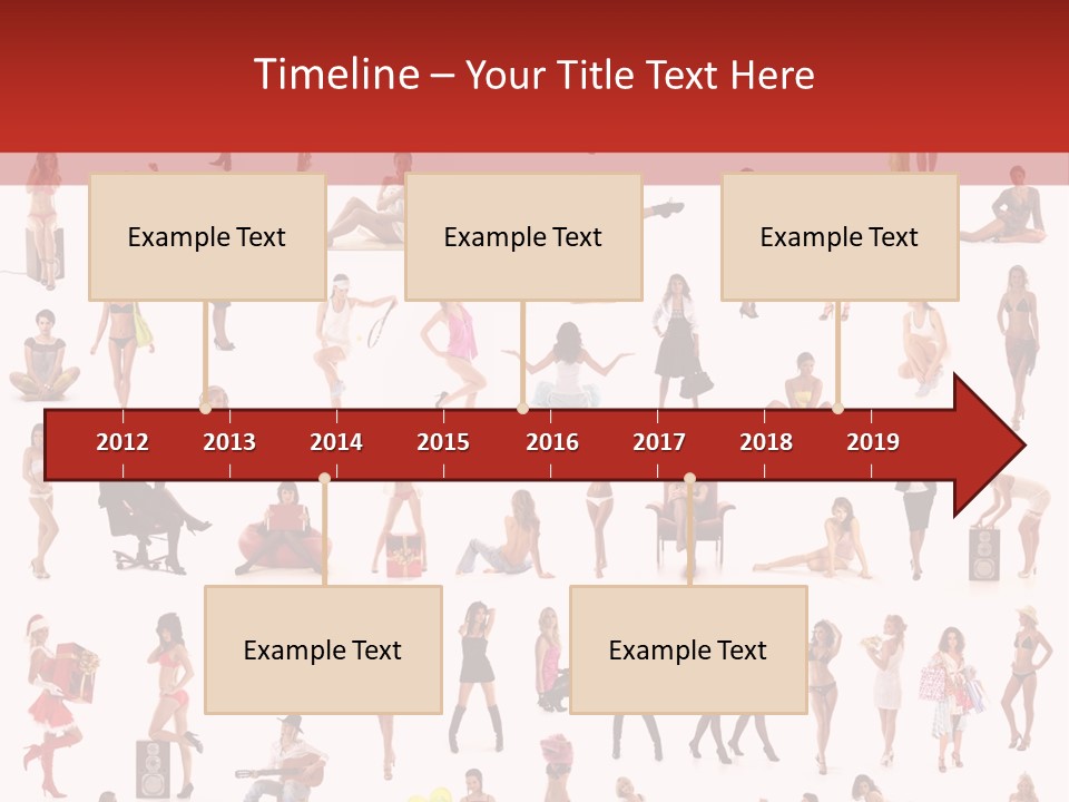 Business Lot Female PowerPoint Template