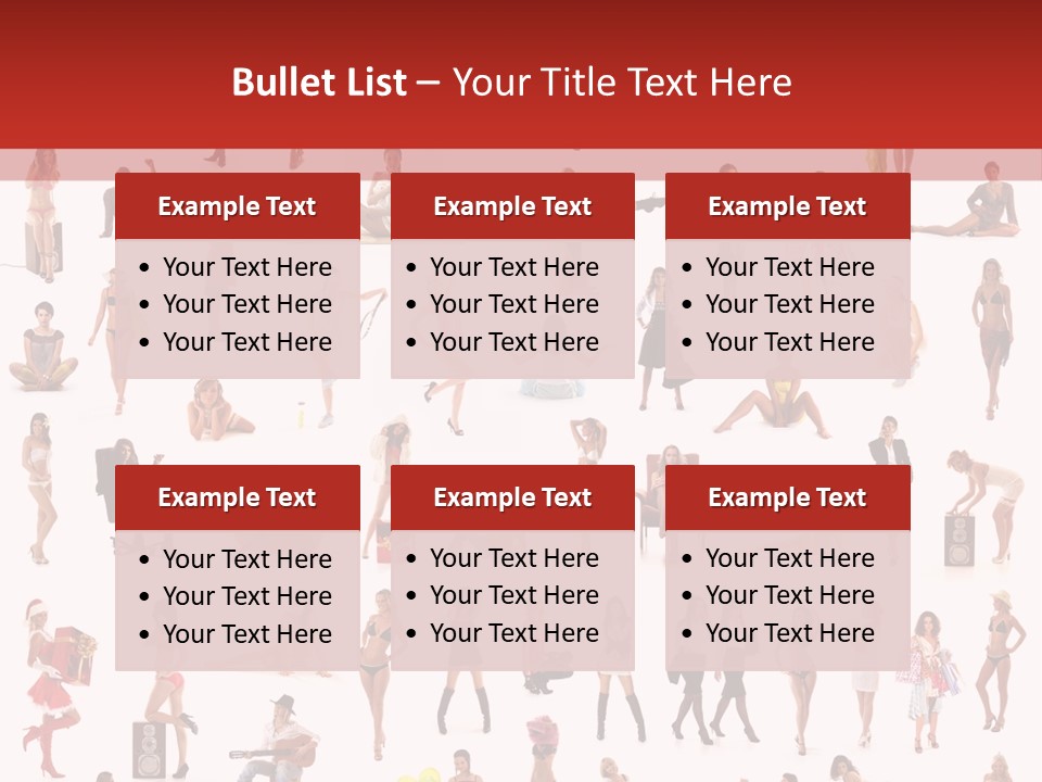 Business Lot Female PowerPoint Template