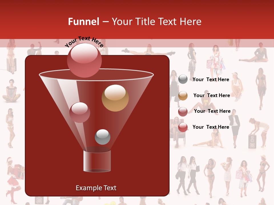 Business Lot Female PowerPoint Template