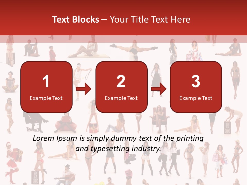 Business Lot Female PowerPoint Template