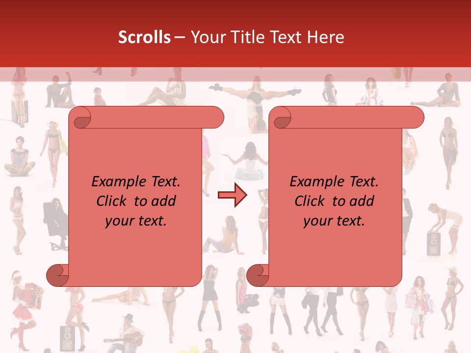 Business Lot Female PowerPoint Template