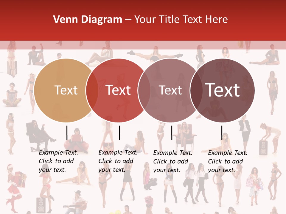 Business Lot Female PowerPoint Template