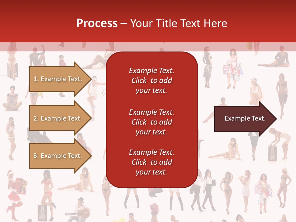 Business Lot Female PowerPoint Template
