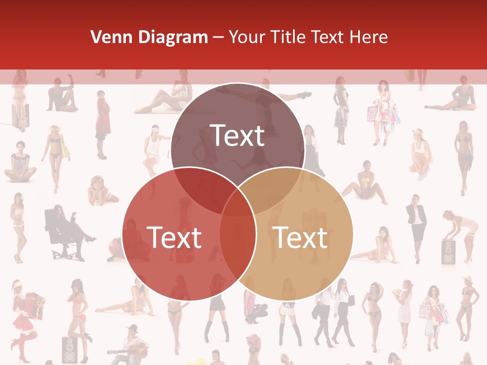 Business Lot Female PowerPoint Template