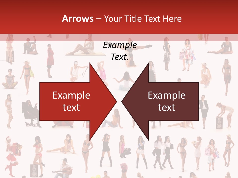 Business Lot Female PowerPoint Template