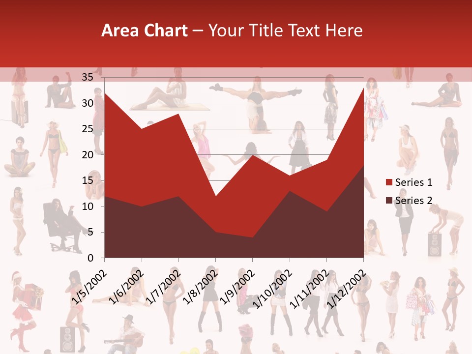 Business Lot Female PowerPoint Template