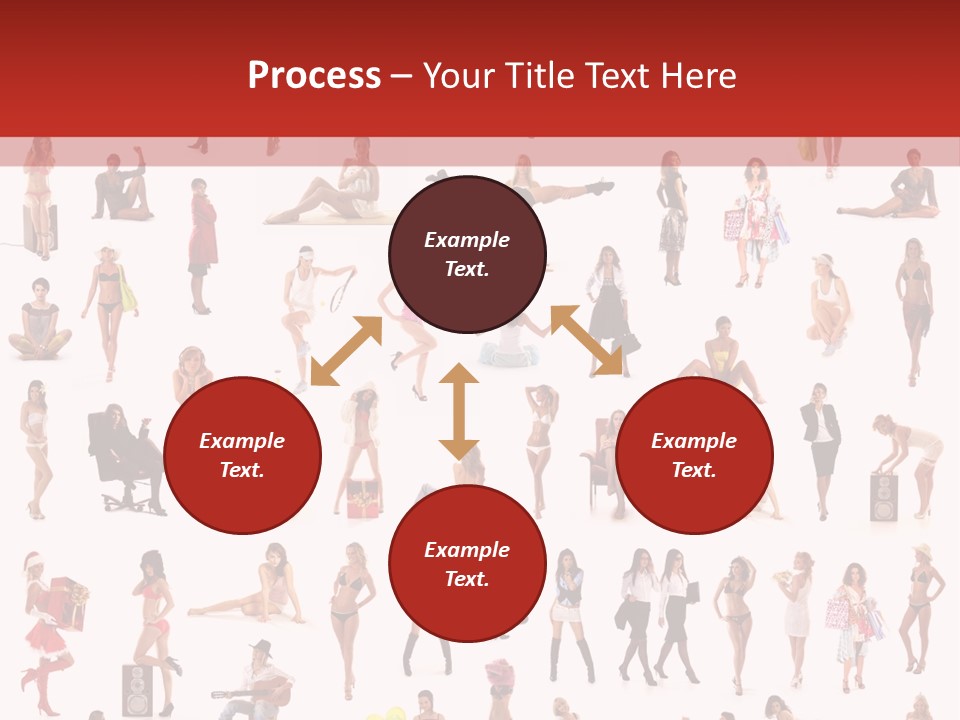 Business Lot Female PowerPoint Template